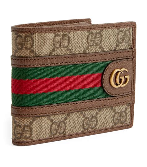 gucci bifold wallet monogram gg supreme|Gucci wallet Gg Supreme.